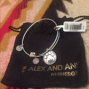 Alex and Ani RARE retired paw print